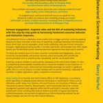 Using Behavioral Science In Marketing Drive Customer Action And Loyalty By Prompting Instinctive Responses Paperback August 30 2022 0 0
